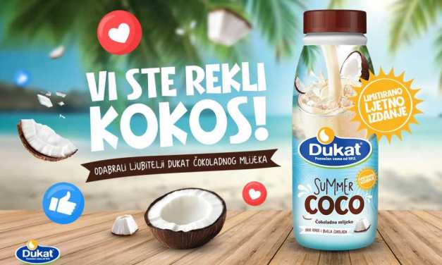 Dukat predstavio novo čokoladno mlijeko Summer Coco
